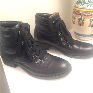gentle souls brooklyn lace up booties
